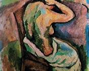 乔治 勃拉克 : Desnudo sentado visto dees paldas